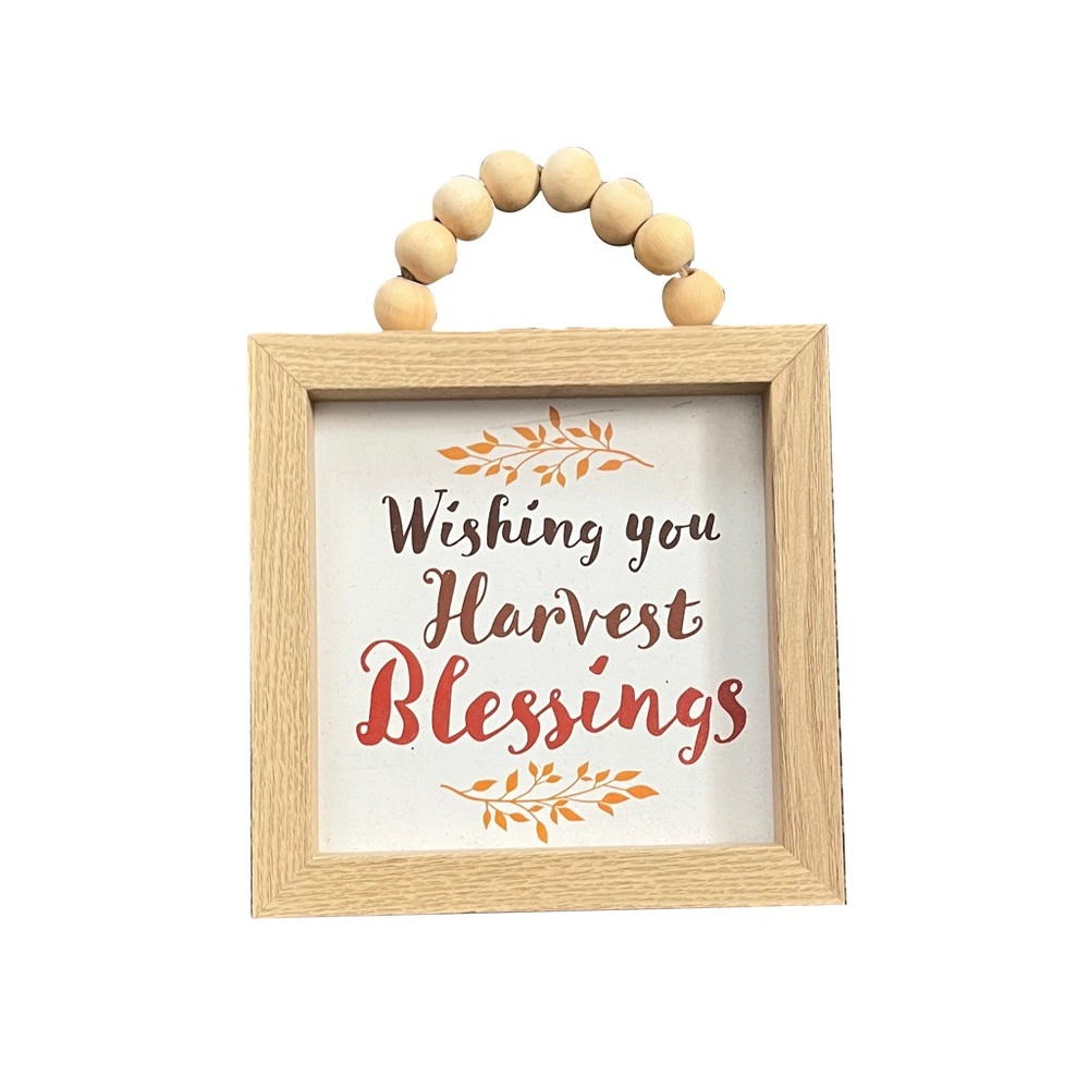 Harvest Graphic Hanging Wall Sign